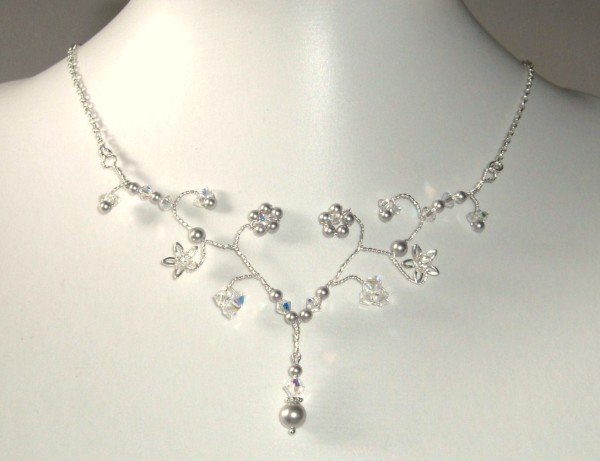 Alicia necklace silver